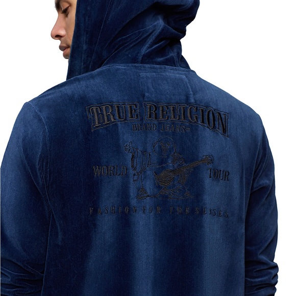 True Religion VELOUR CORDUROY TRACKSUIT Top & Bottom $300Retail-Mens XXXL-NWT - Picture 5 of 10